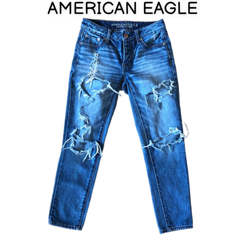 AMERICAN EAGLE boy crop jeans